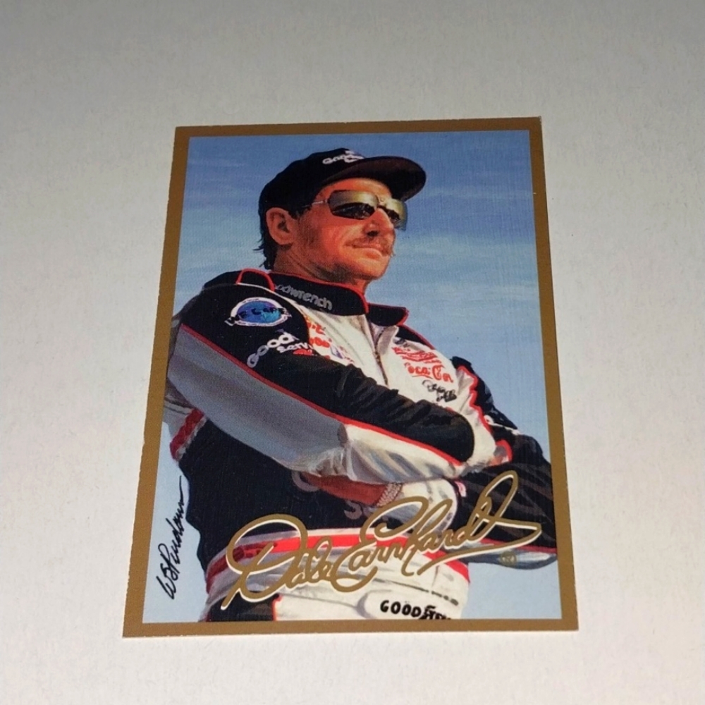 Dale Earnhardt Artist Series Promo Card Bill Purdom READ DESCRIPTION.